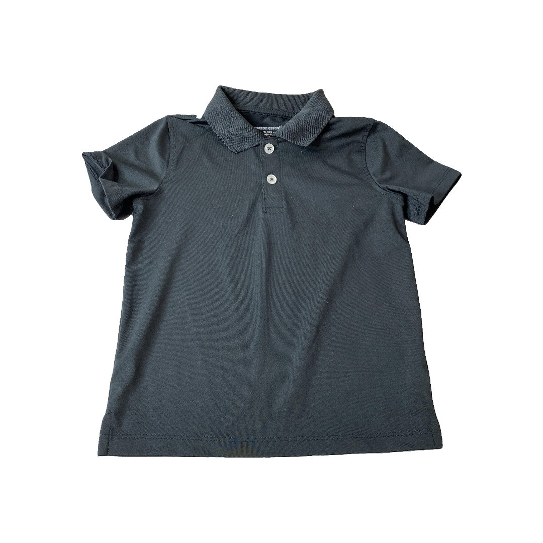 Amazon Essentials Boys Black Polo Shirt Size: 3T Black