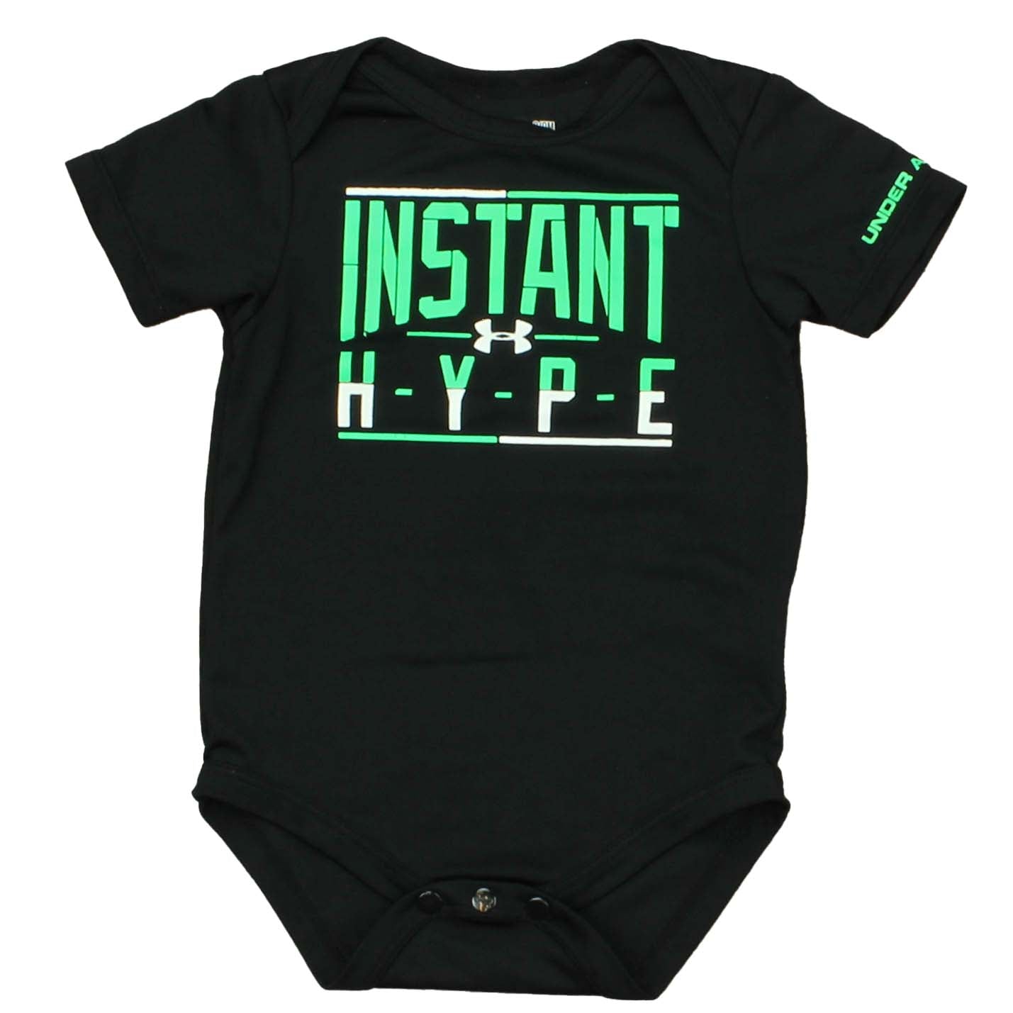 Under Armour Girls Black Onesie Size: 6-9 Months Black