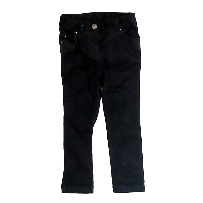 Okaidi Girls Black Pants Size: 4T Black