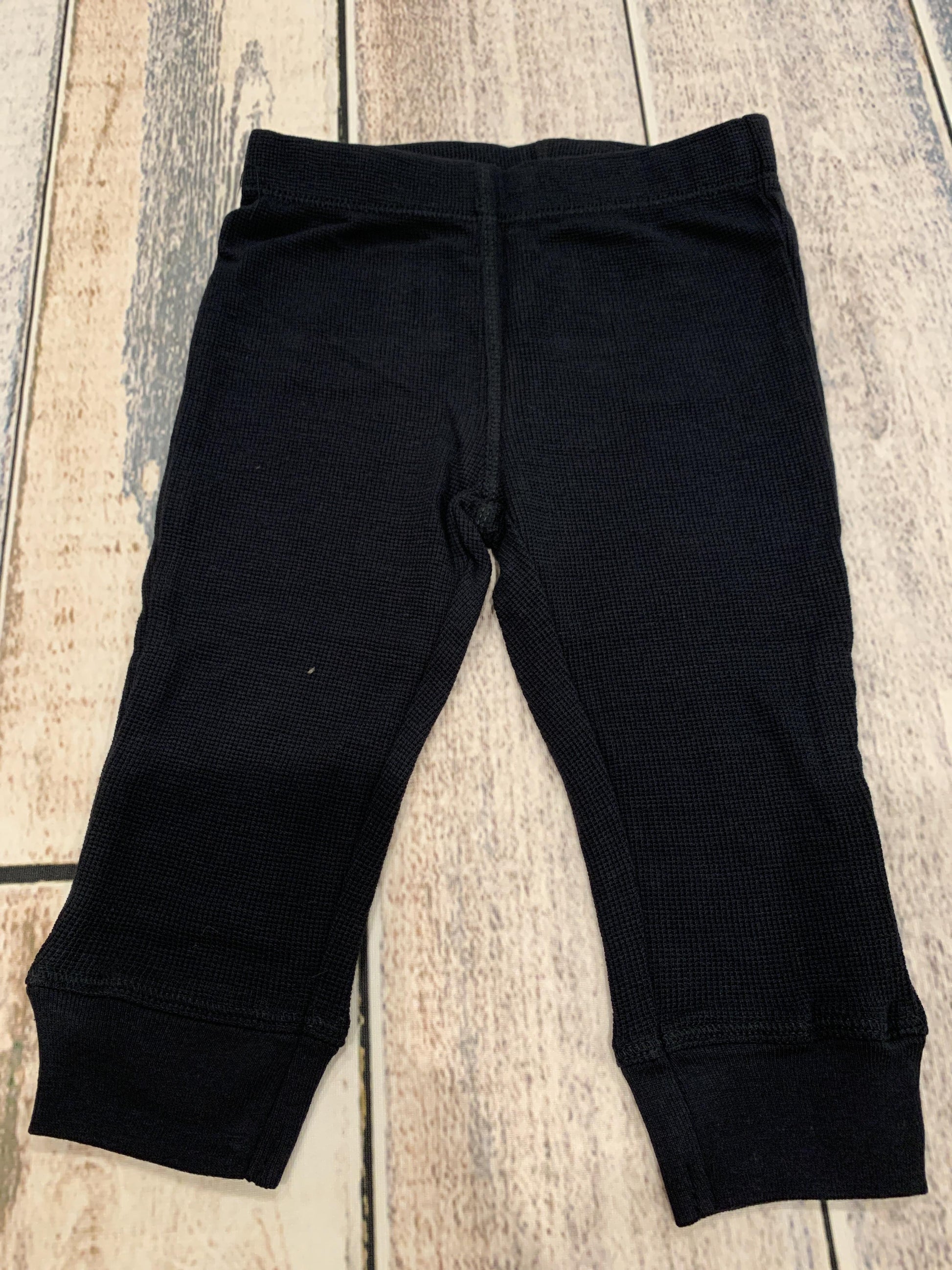 Leveret Unisex Black Pants Size: 6-9 months Black
