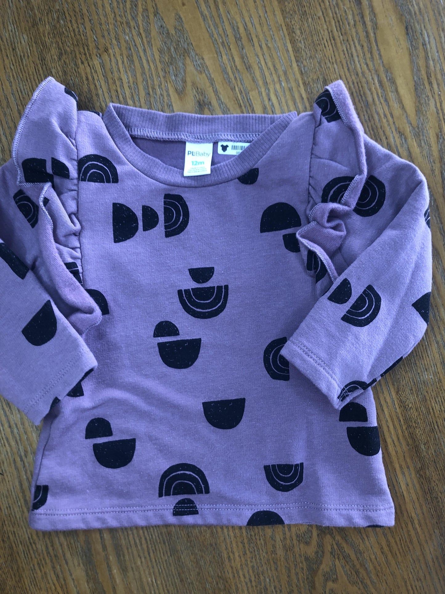 PL Baby Girls Black Sweater Size: 12 months Black