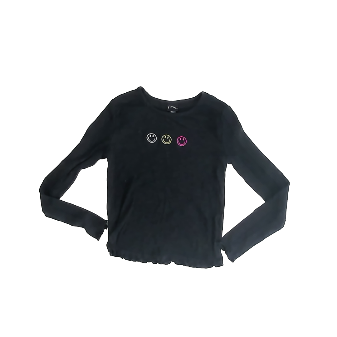 Art Class Girls Black Long Sleeve Shirt Size: 8 Years Black