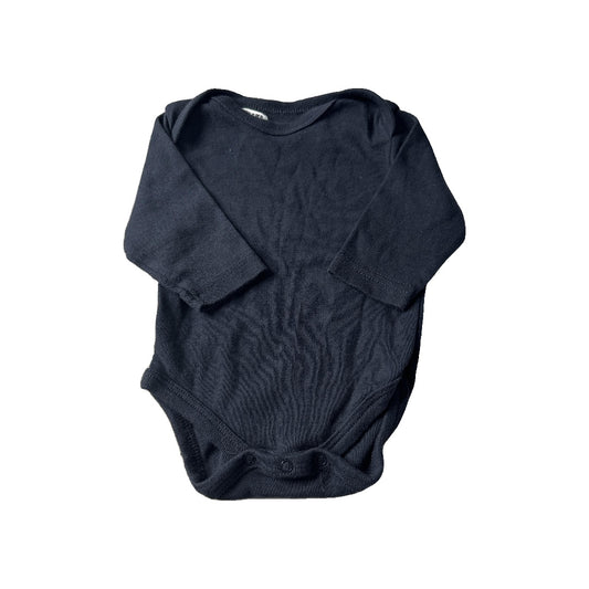 Leveret Unisex Black Onesie Size: 0-3 months Black