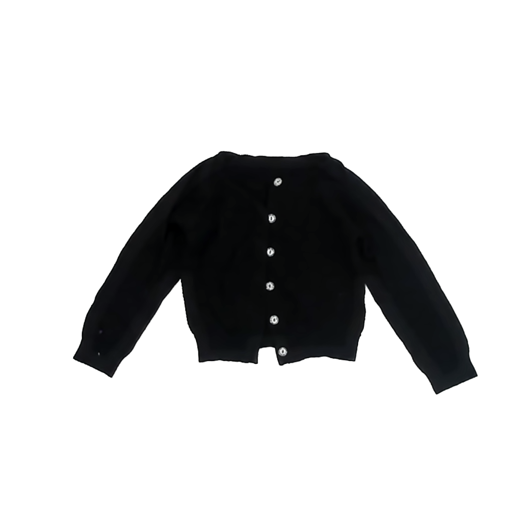 Harper Canyon Girls Black Cardigan Size: 2T Black