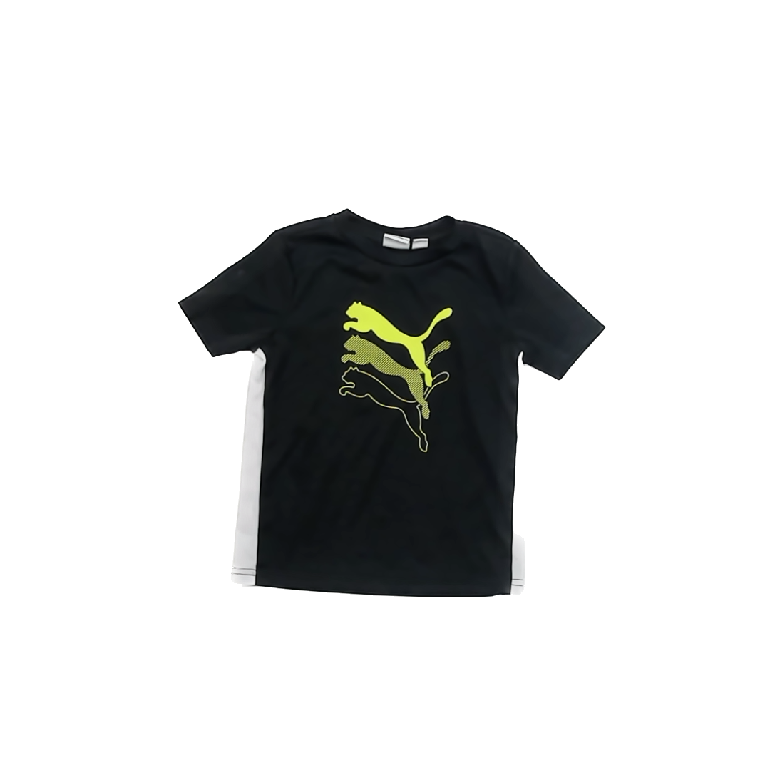Puma Boys Black T-Shirt Size: 4T Black