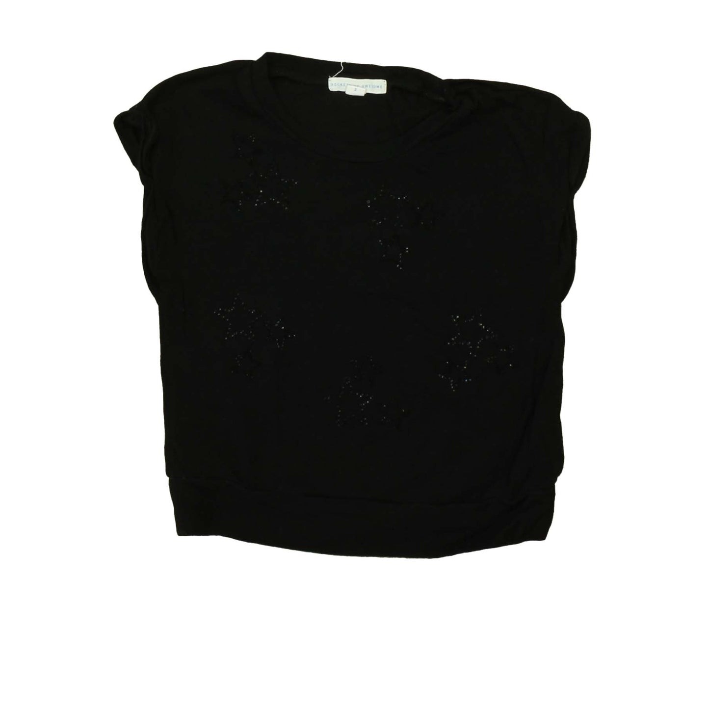 Rockets Of Awesome Girls Black T-Shirt Size: 3T Black