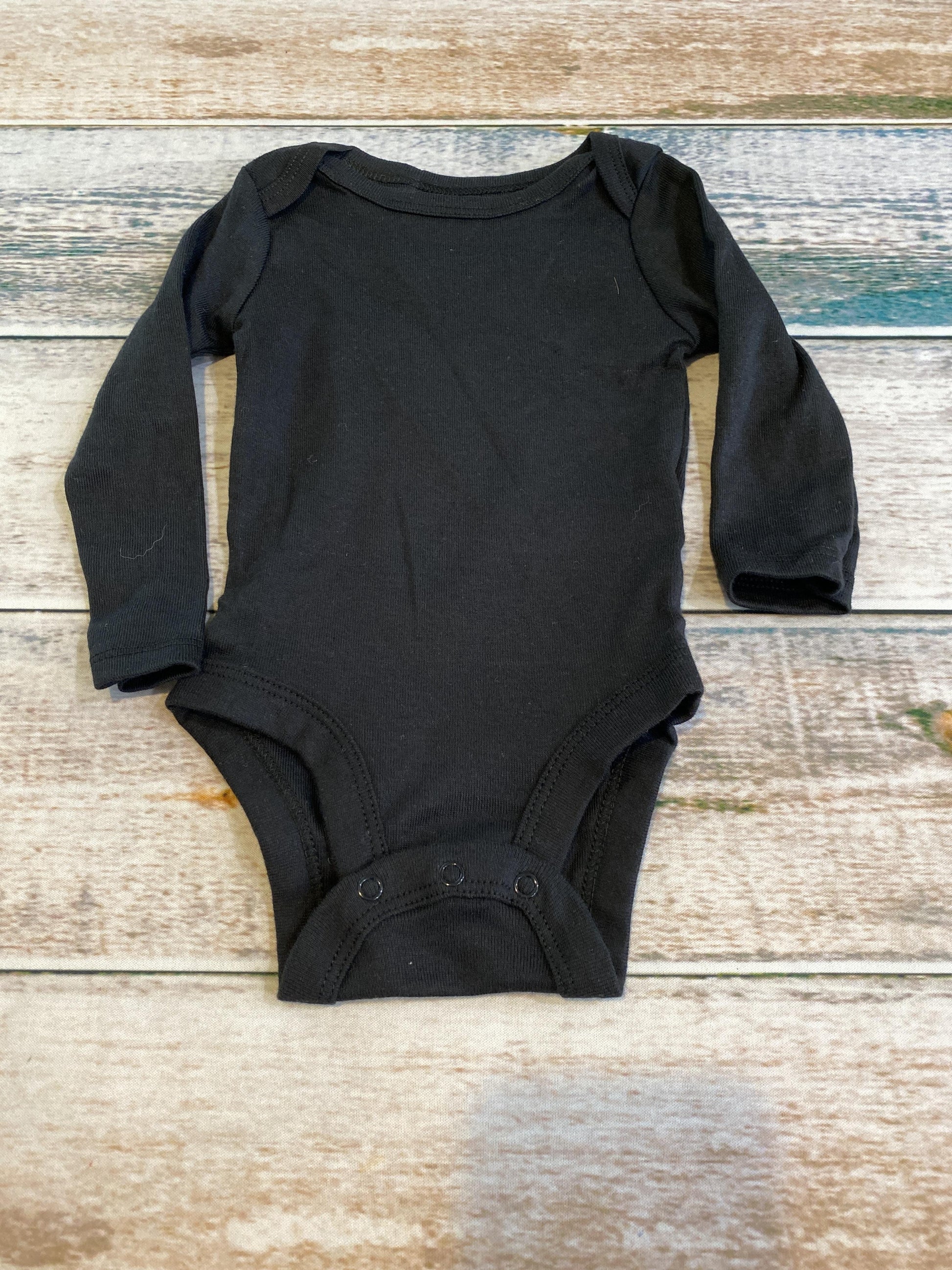 Lamaze Unisex Black Onesie Size: 3 months Black