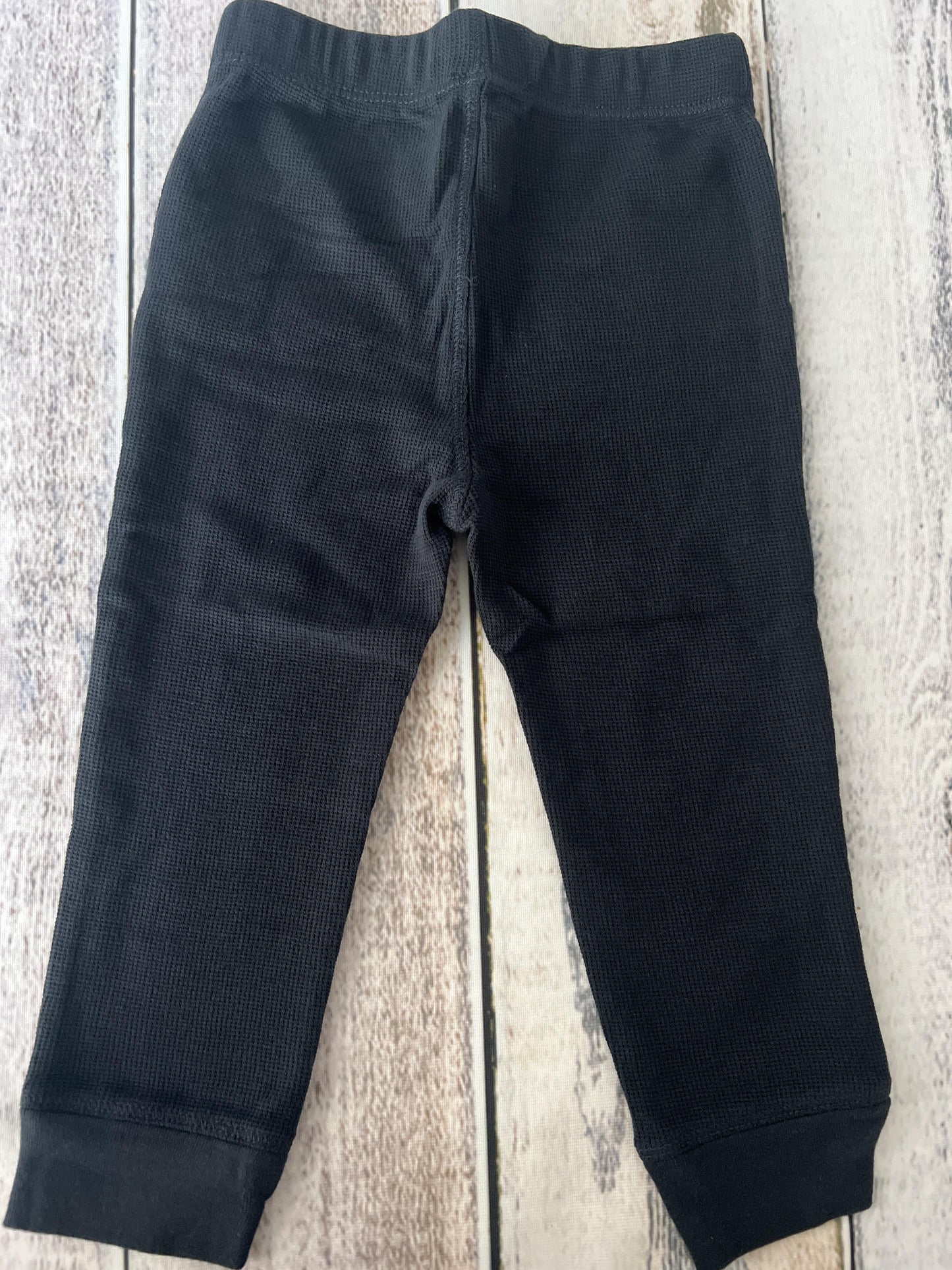 Leveret Unisex Black Pants Size: 18 months Black