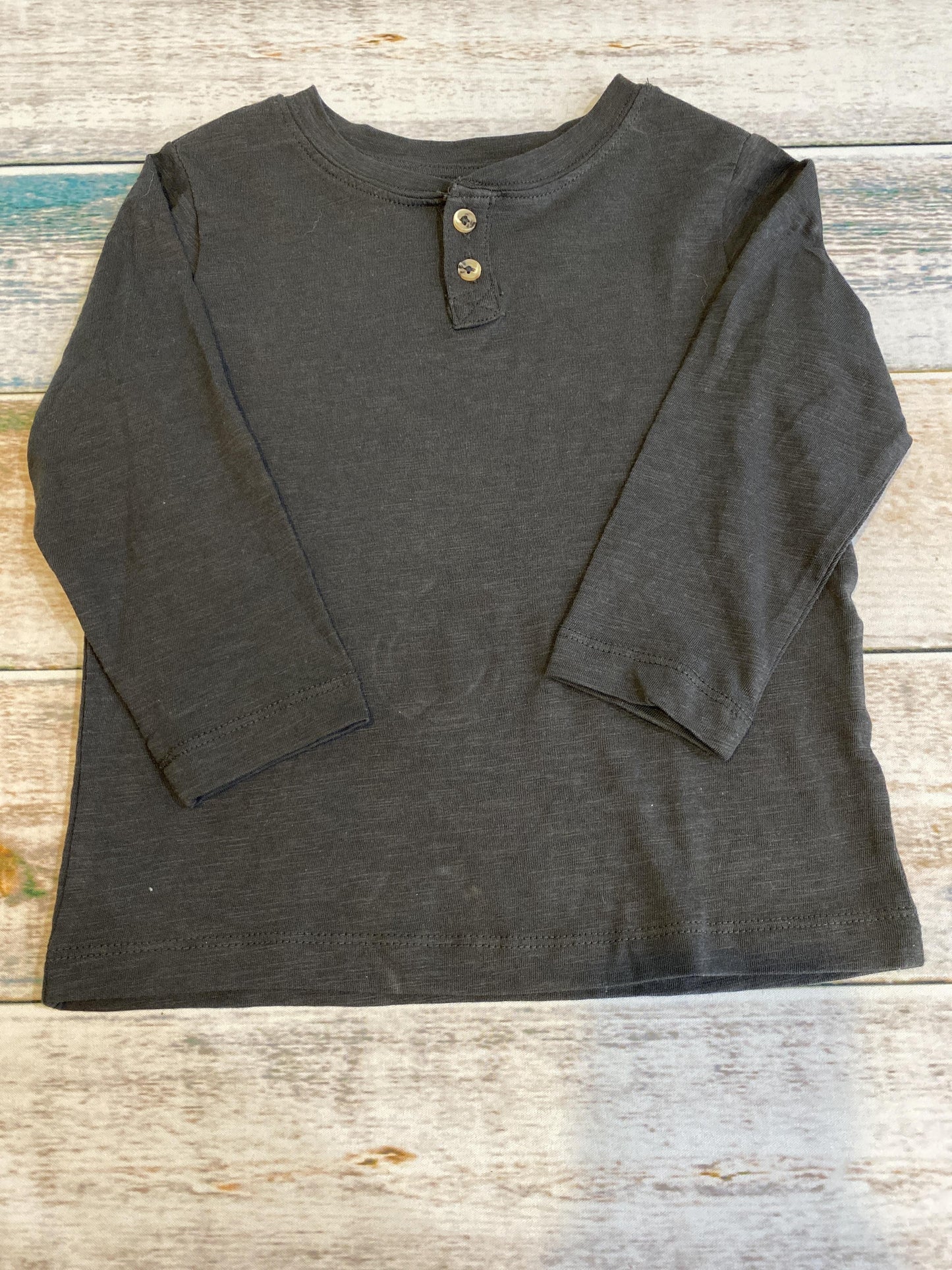 H&M Boys Black Long Sleeve Shirt Size: 2T Black