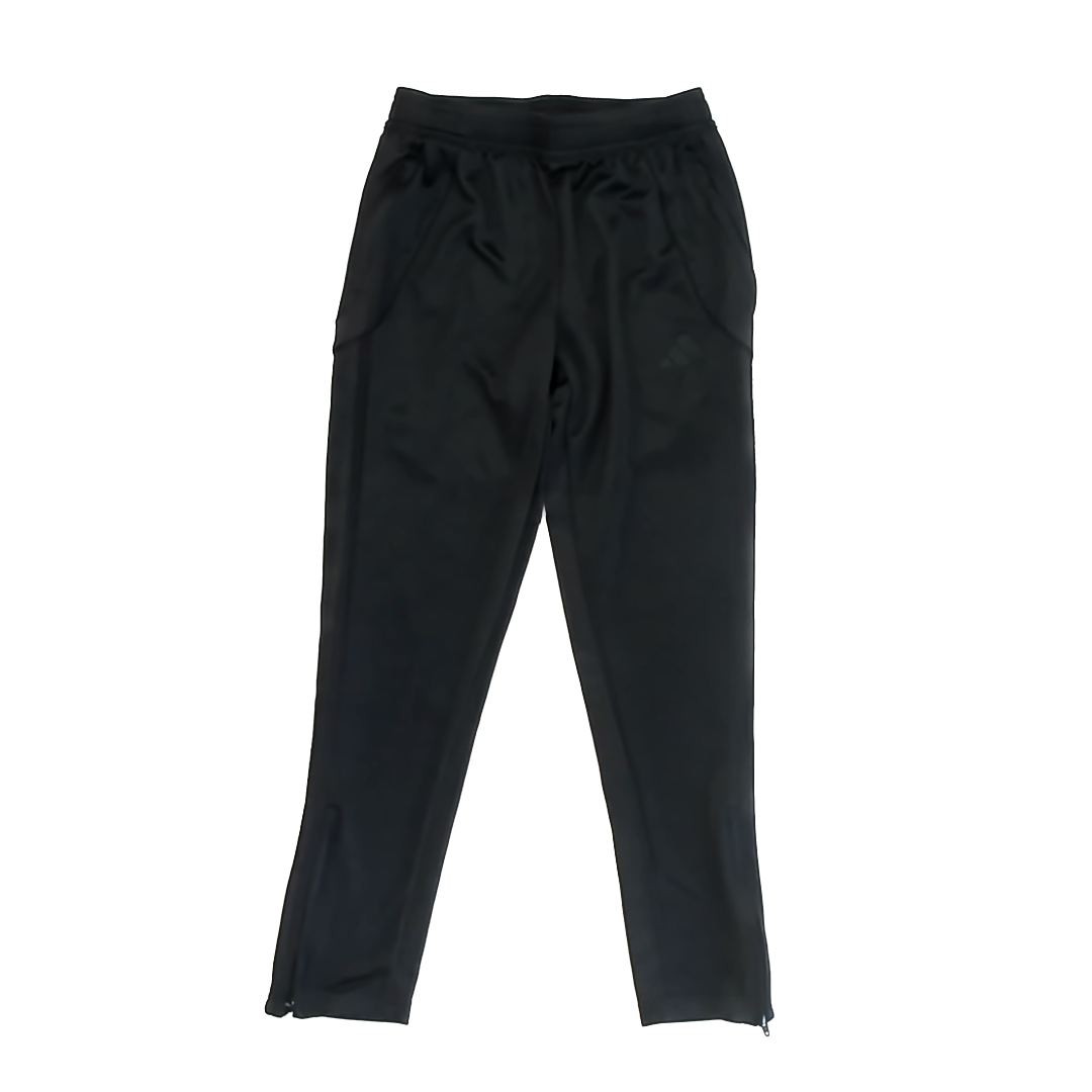 Adidas Boys Black Athletic Pants Size: 10-12 Years Black