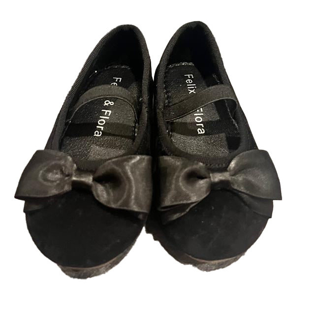 Felix & Floral Girls Black Shoes Size: 6 Toddler
