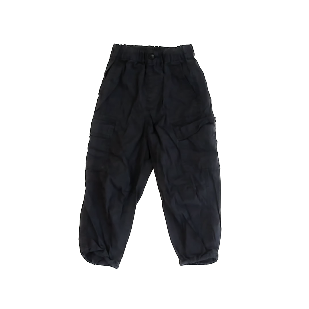 Uniqlo Unisex Black Cargo Pants Size: 4-5T (EU 110) Black