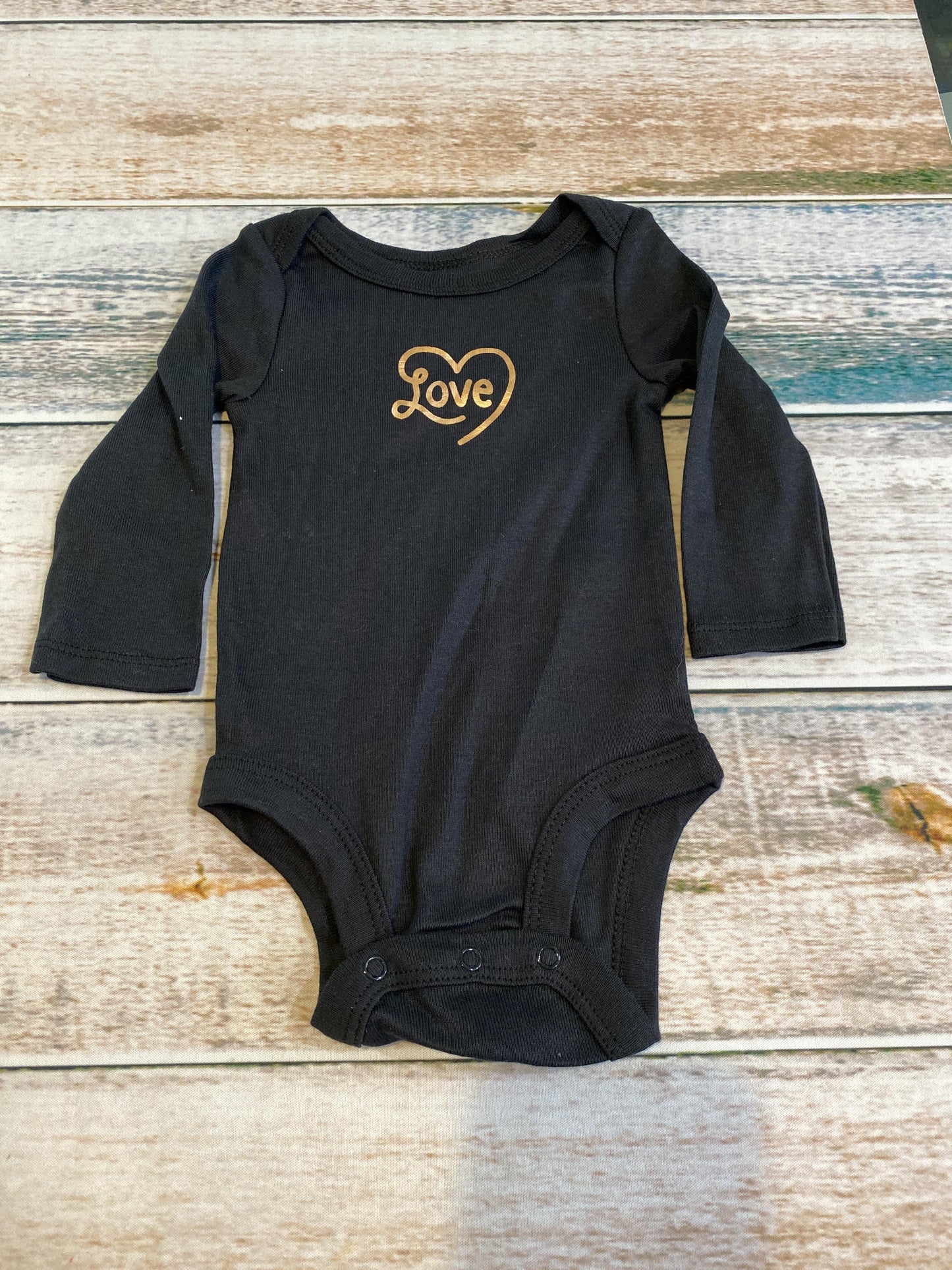 Lamaze Girls Black Onesie Size: 3 months Black