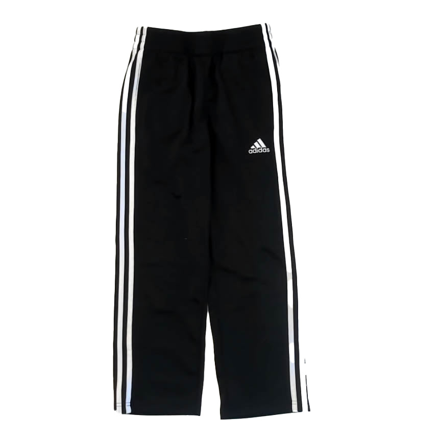 Adidas Boys Black Athletic Pants Size: 8 Years Black