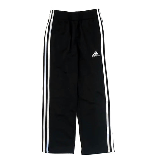 Adidas Boys Black Athletic Pants Size: 8 Years Black
