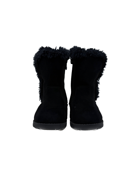 Cat & Jack Girls Black Boots Size: 7 Toddler Black