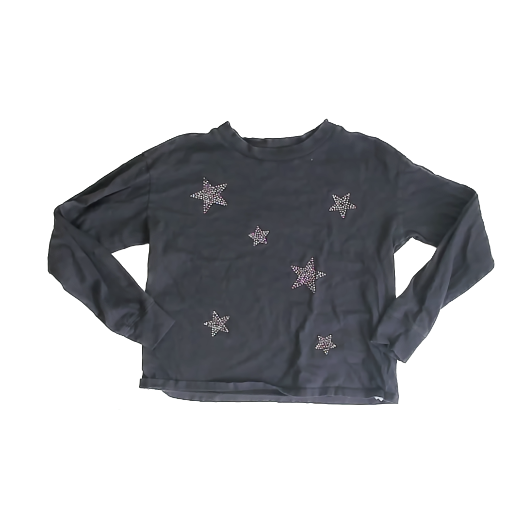 Gap Girls Black T-Shirt Size: 10-12 Years (L) Black