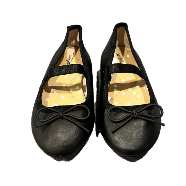Cat & Jack Girls Black Shoes Size: 7 Toddler