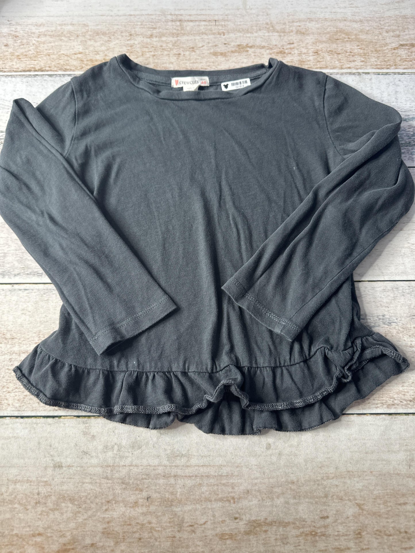 J Crew Boys Black Long Sleeve T-Shirt Size: 4-5 Years Black