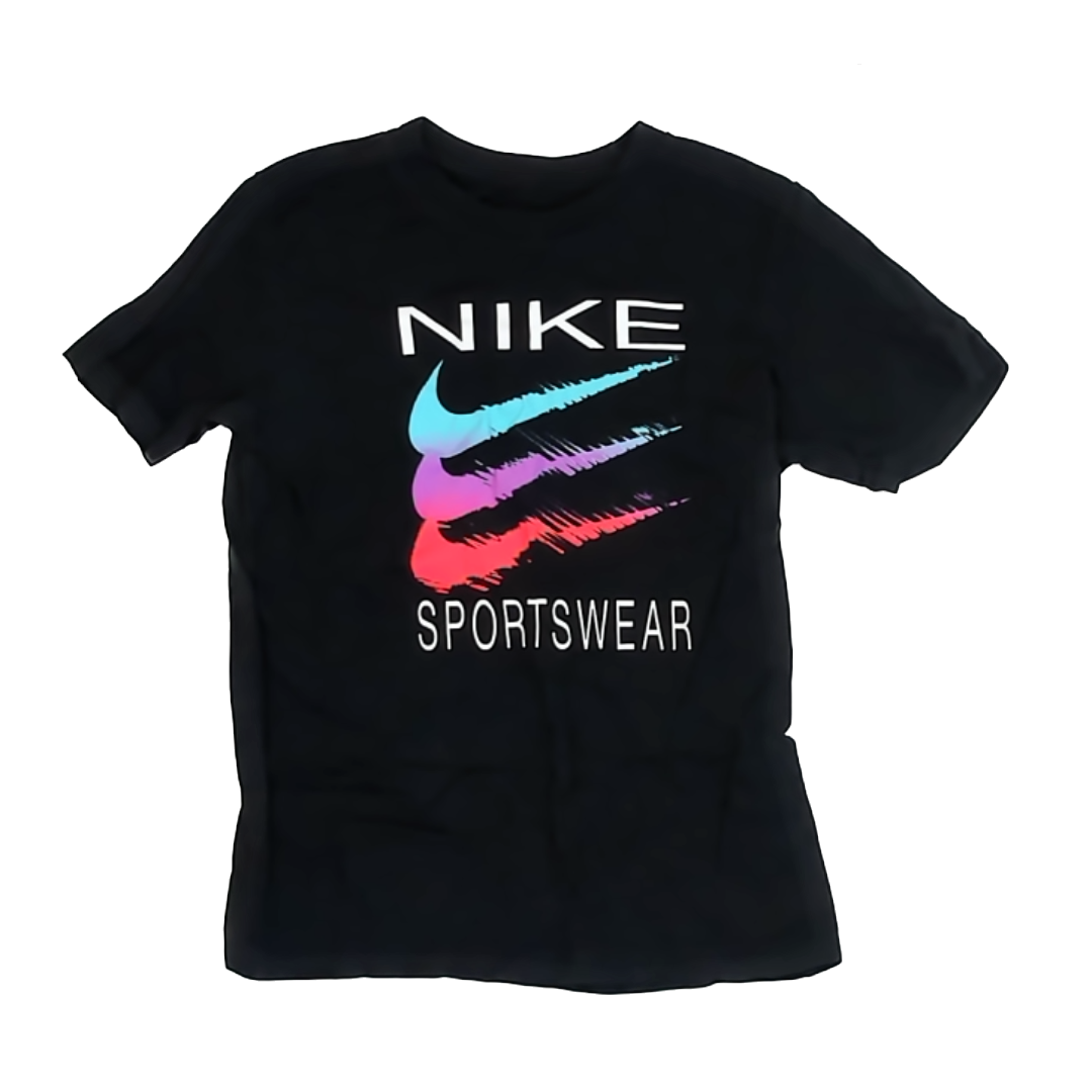 Nike Boys Black T-Shirt Size: M Black