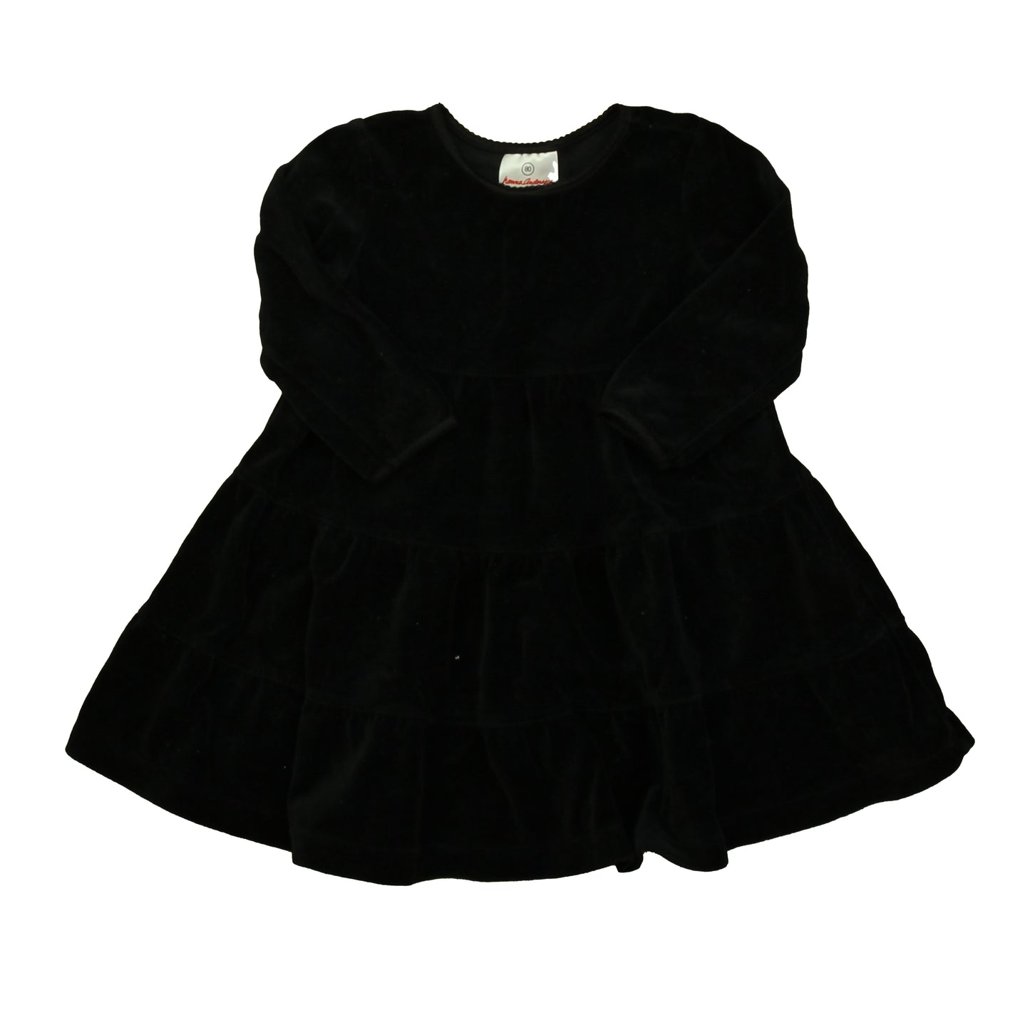 Hanna Andersson Girls Black Dress Size: 18-24 Months Black