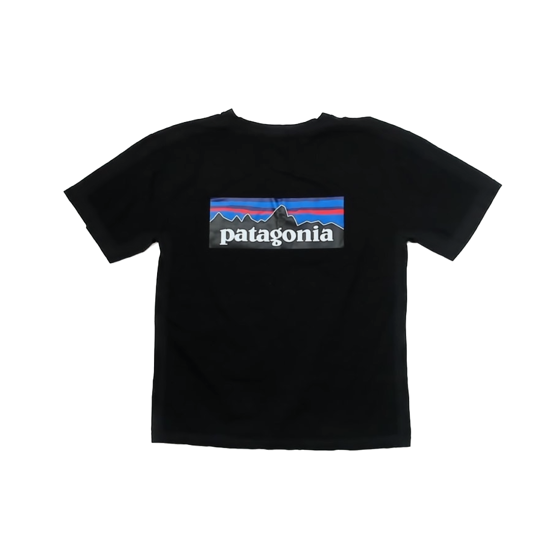 Patagonia Boys Black T-Shirt Size: M Black