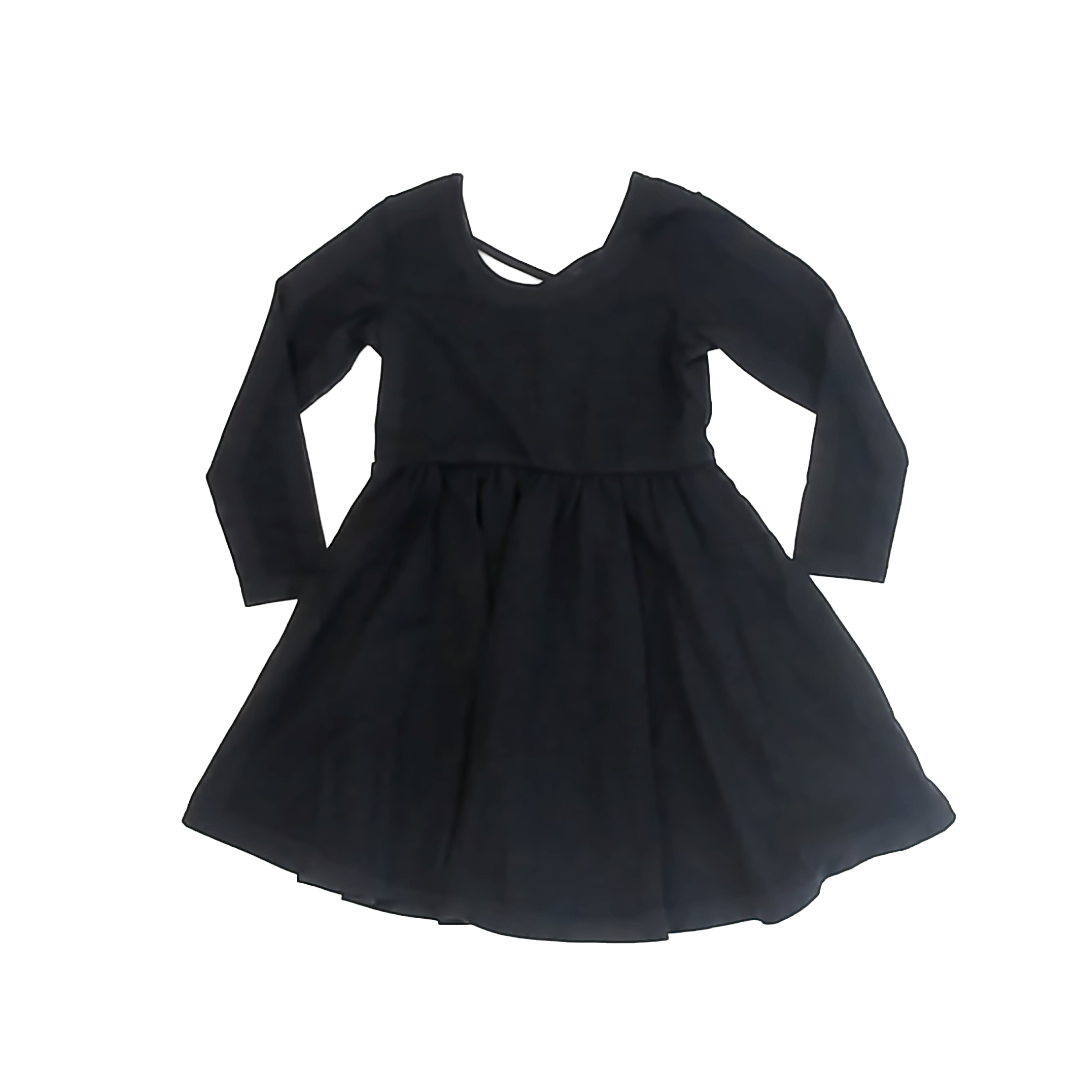 Stelle Girls Black Dress Size: 5T Black