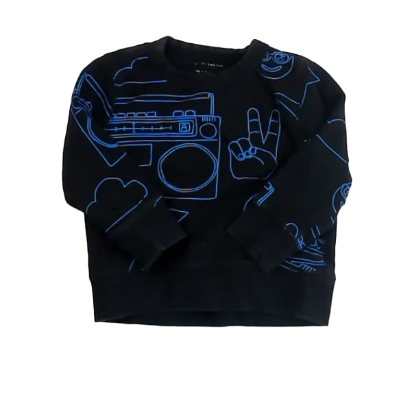 Rockets Of Awesome Boys Black Sweatshirt Size: 3 Years Black