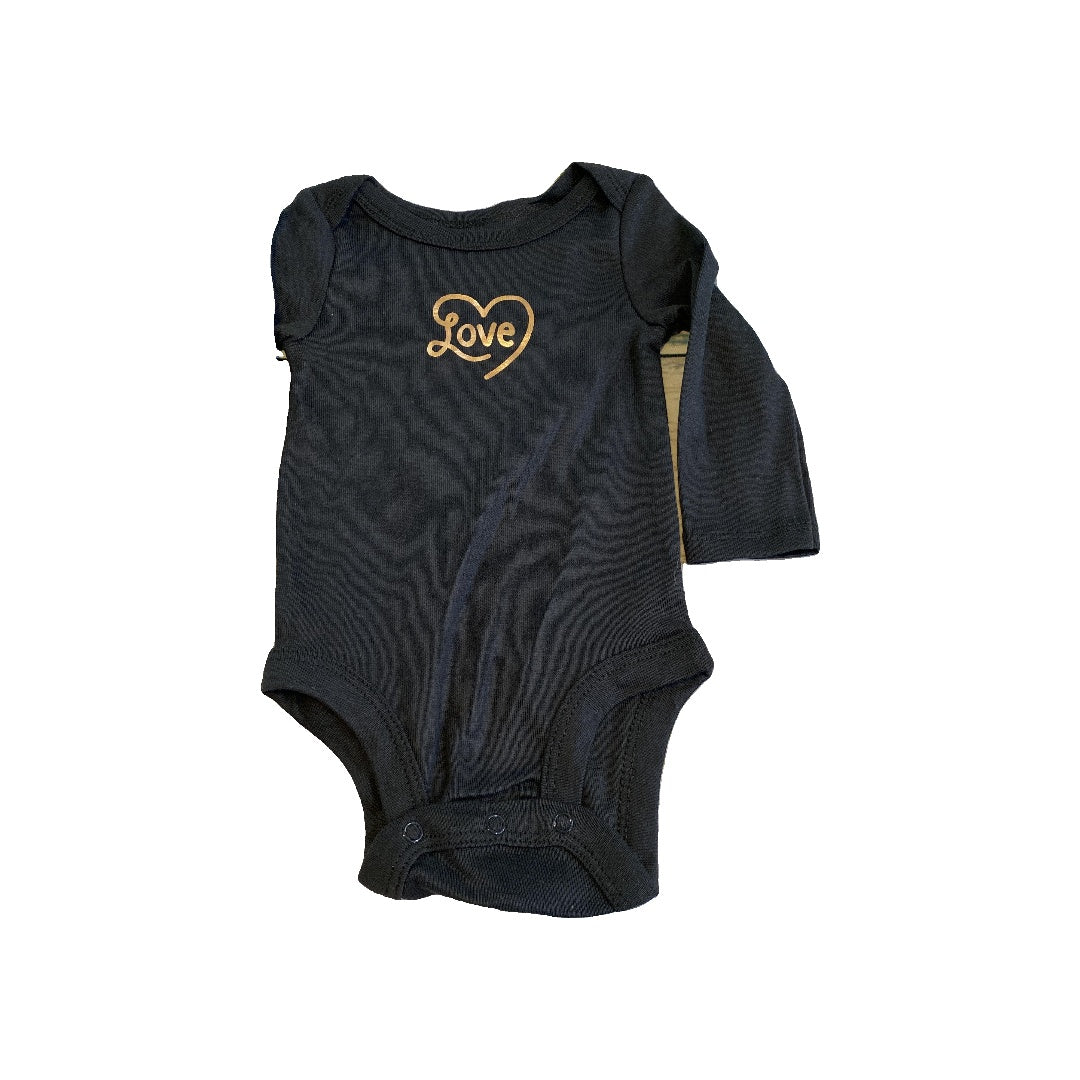 Lamaze Girls Black Onesie Size: 3 months Black
