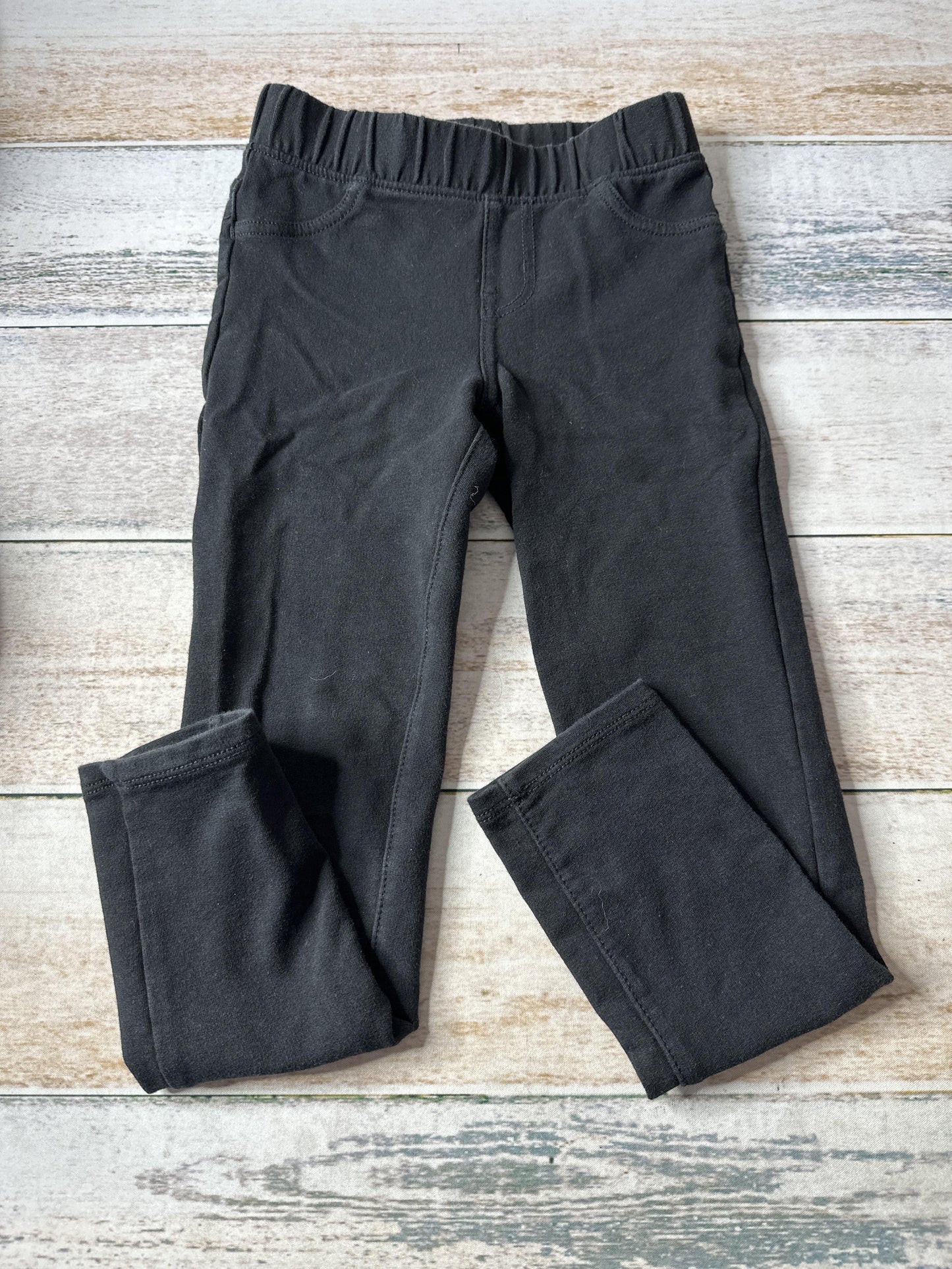Cat & Jack Unisex Black Pants Size: 5 Black