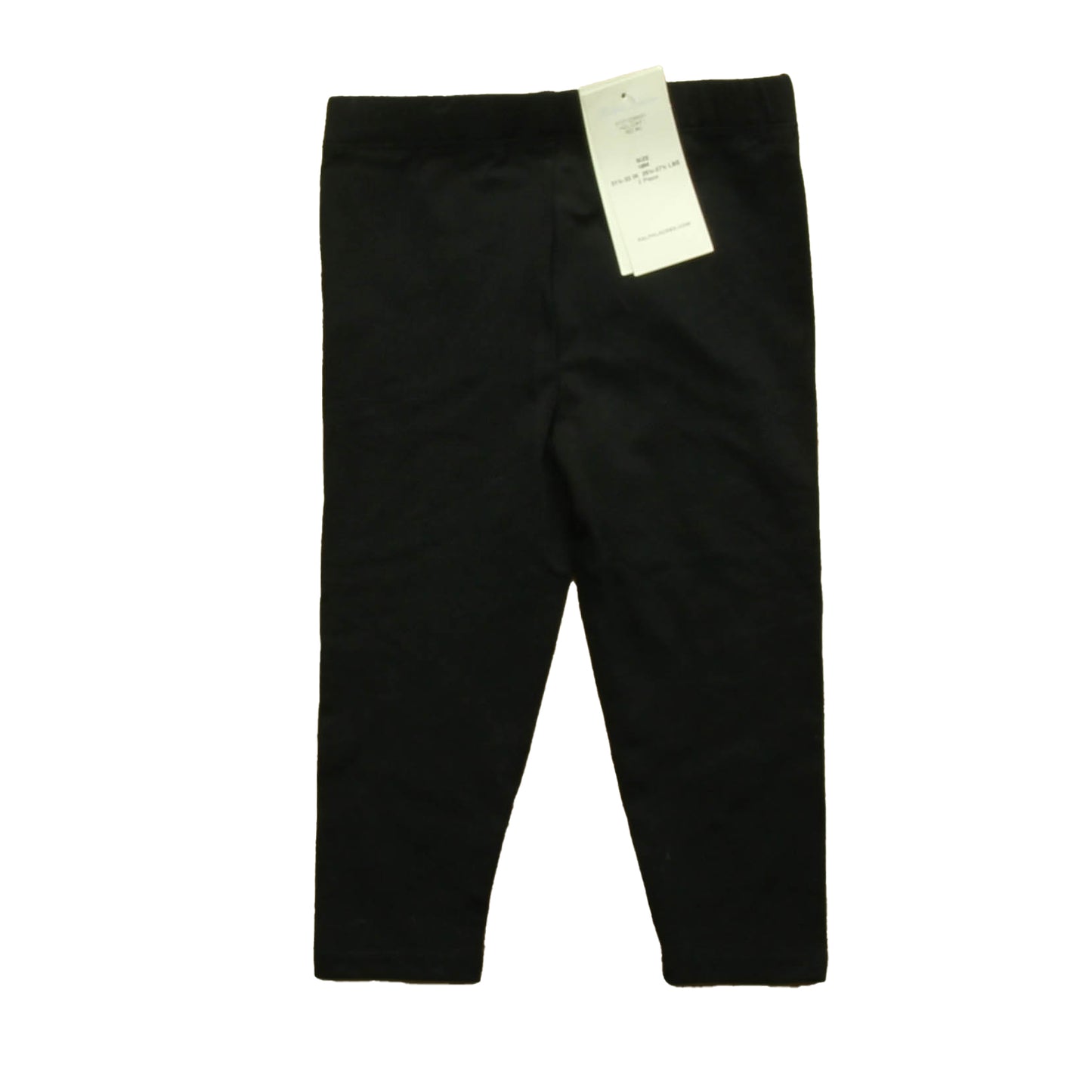 Ralph Lauren Girls Black Leggings Size: 18 Months Black
