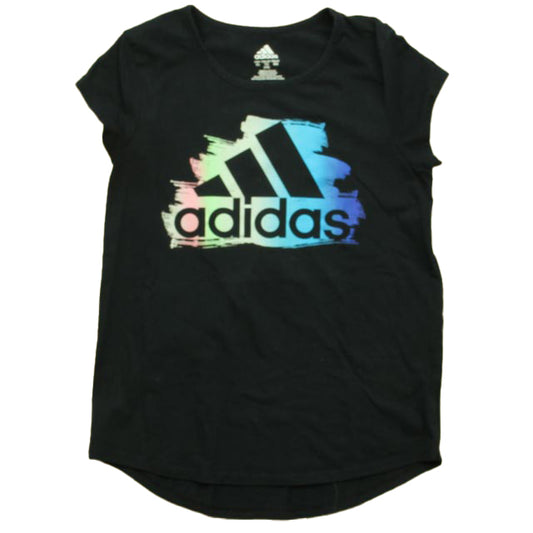 Adidas Girls Black T-Shirt Size: 16 Years