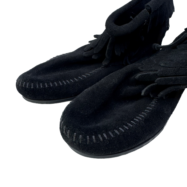 Minnetonka Girls Black Booties Size: 1 Black