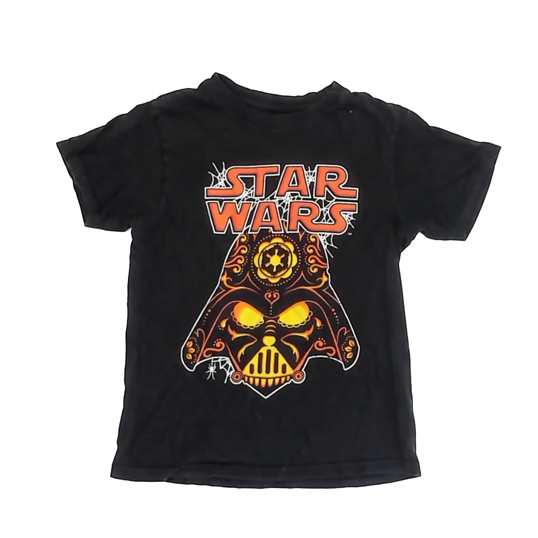 Star Wars Boys Black T-Shirt Size: YM (8-10 Year) Black