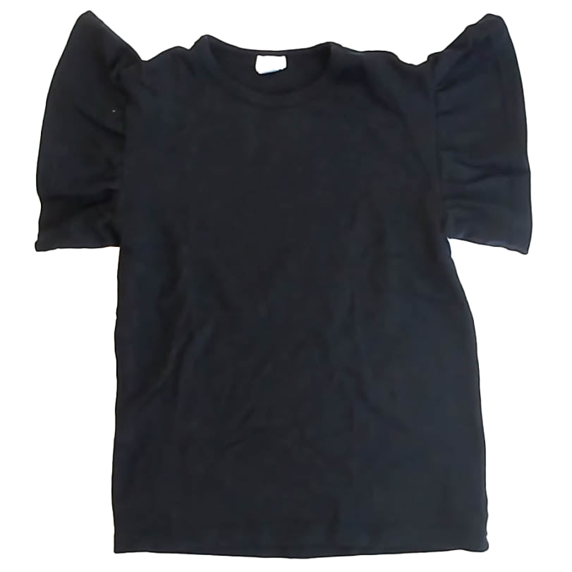 Jamie Kay Girls Black T-Shirt Size: 9 Years Black