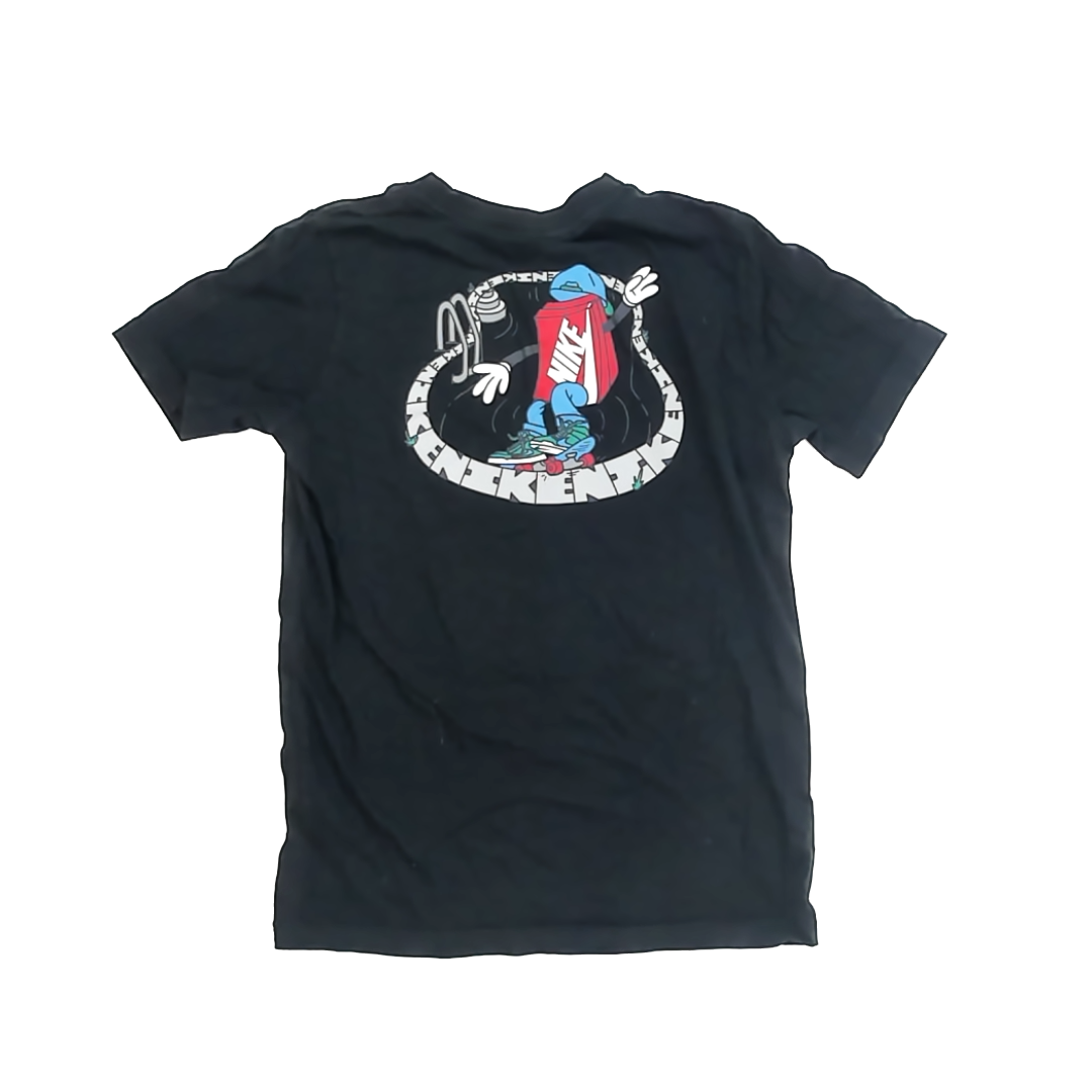 Nike Boys Black T-Shirt Size: YLG (14-16 Years) Black