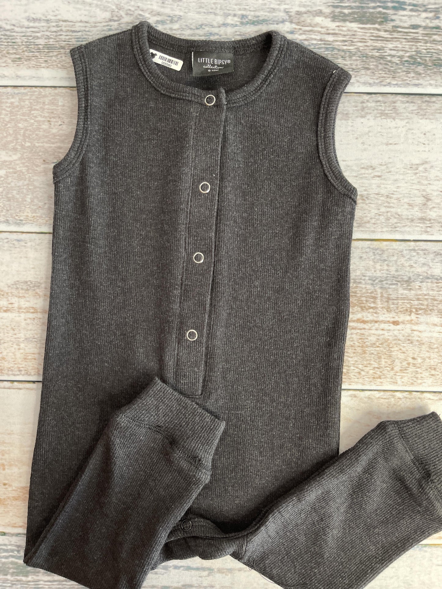 Little Bipsy Unisex Black Romper Size: 9-12 Months Black