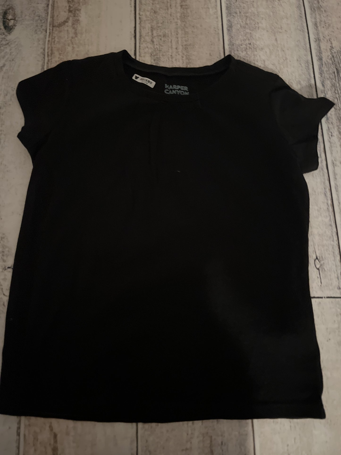Harper Canyon Girls Black T-Shirt Size: 6 Black