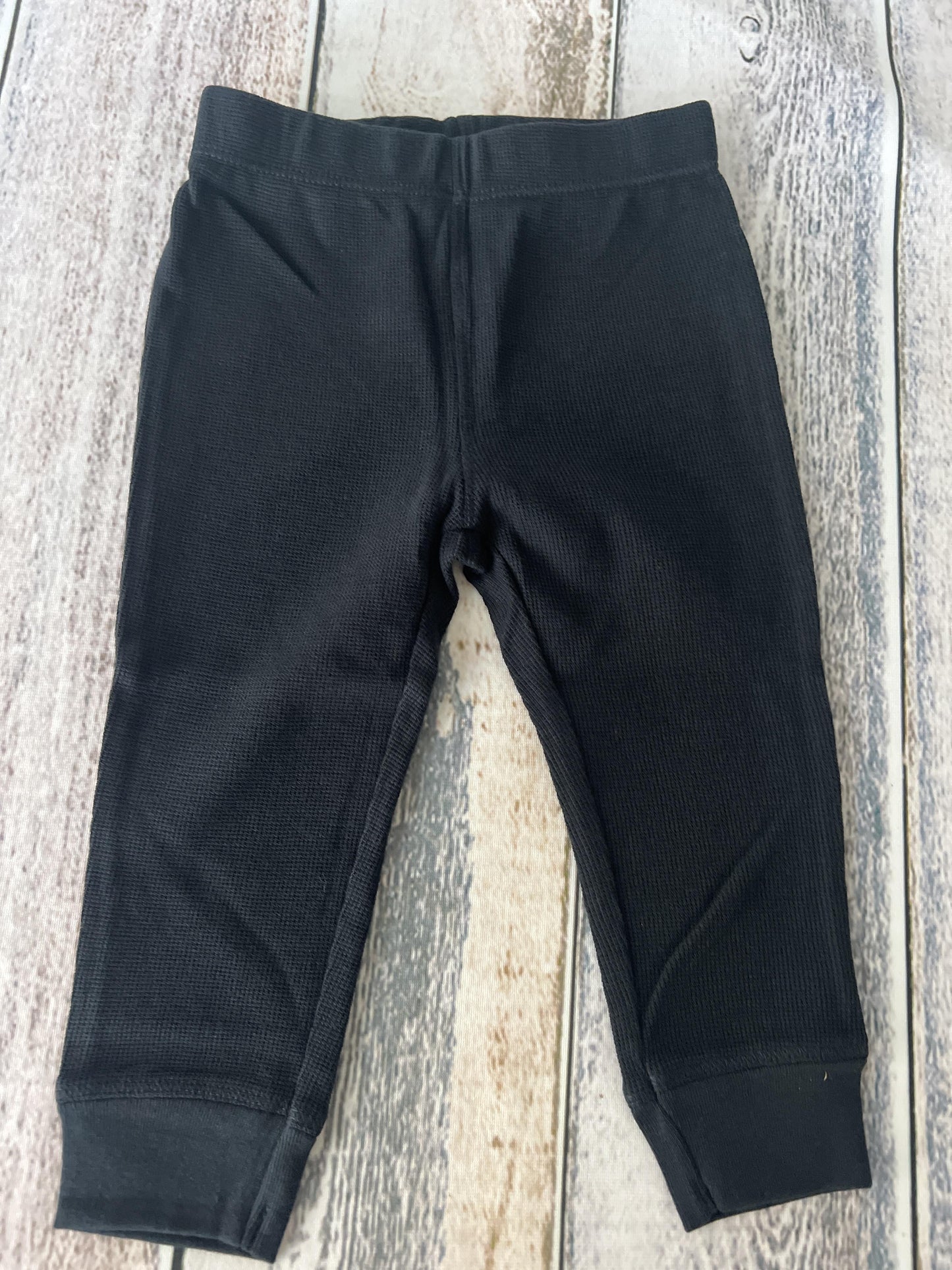 Leveret Unisex Black Pants Size: 12 months Black