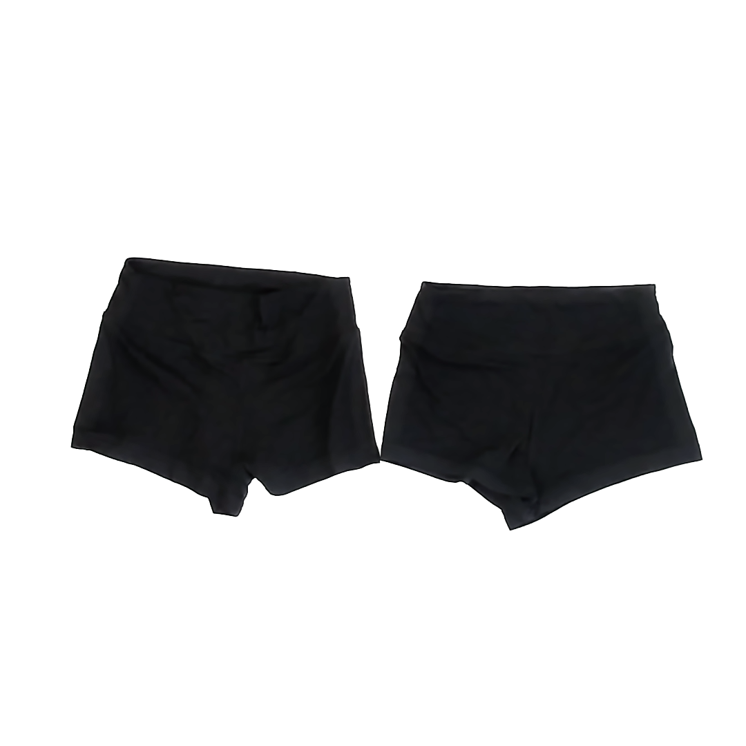 Unknown Girls Black Athletic Shorts Size: xs Black