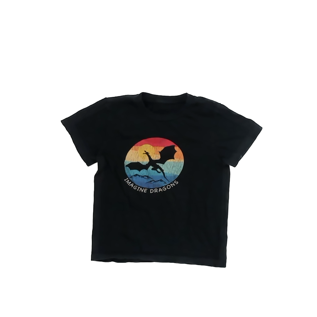 Imagine Dragons Boys Black T-Shirt Size: Youth XS Black