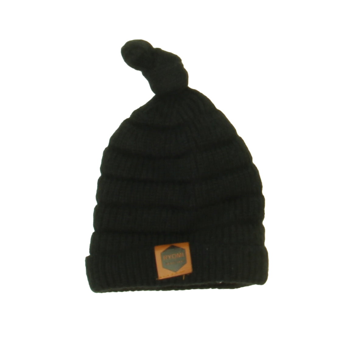 Ryomi Boys Black Winter Hat Size: 12-24 Months Black