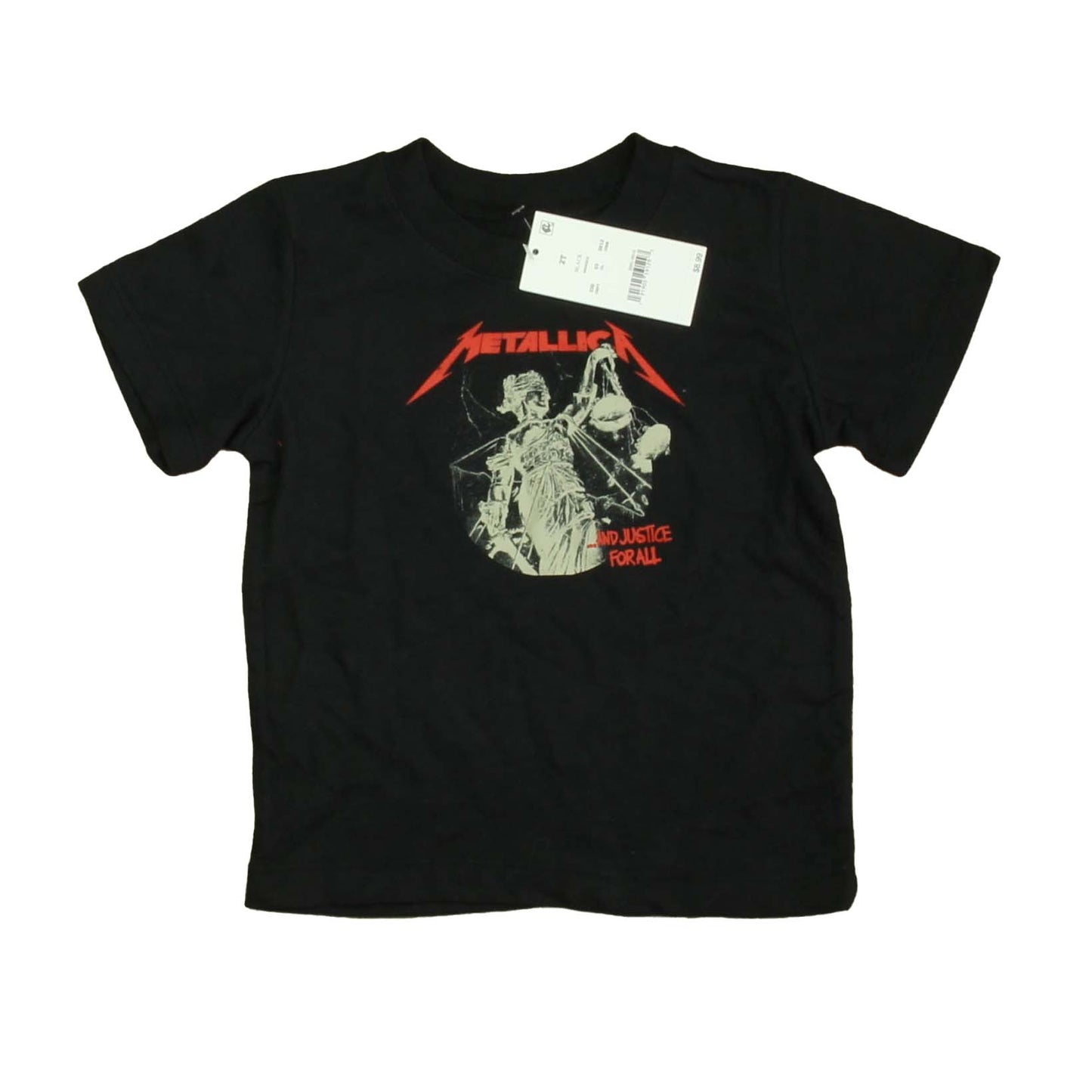 Metallica Boys Black T-Shirt Size: 2T Black