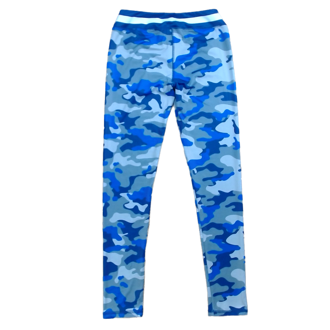 Rockets Of Awesome Girls Blue and Green Camo Pants Size: 12 Years Blue and Green Camo