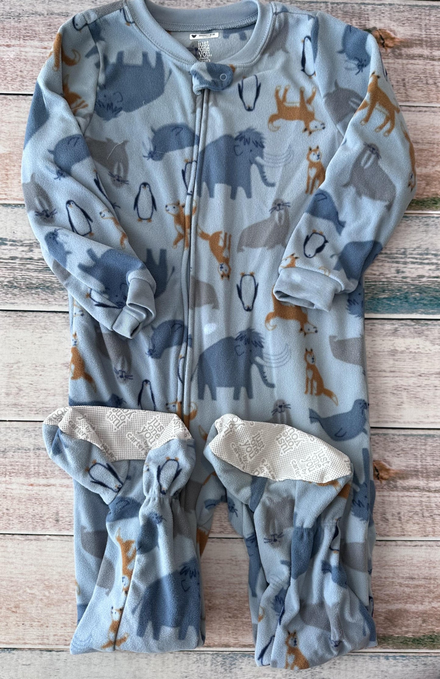 Carters Boys Blue | animals Pajamas Size: 5T Blue | animals