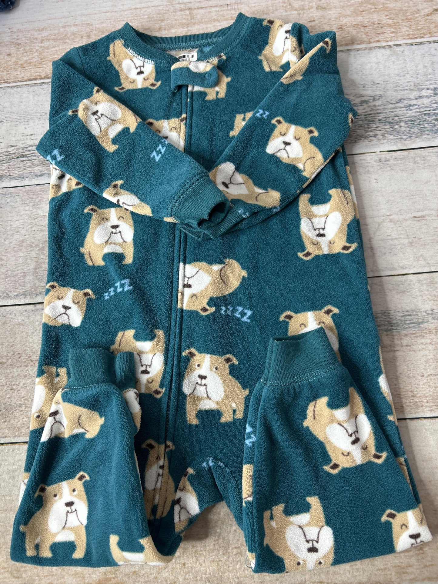 Carters Unisex Blue | animals Pajamas Size: 2T Blue | animals