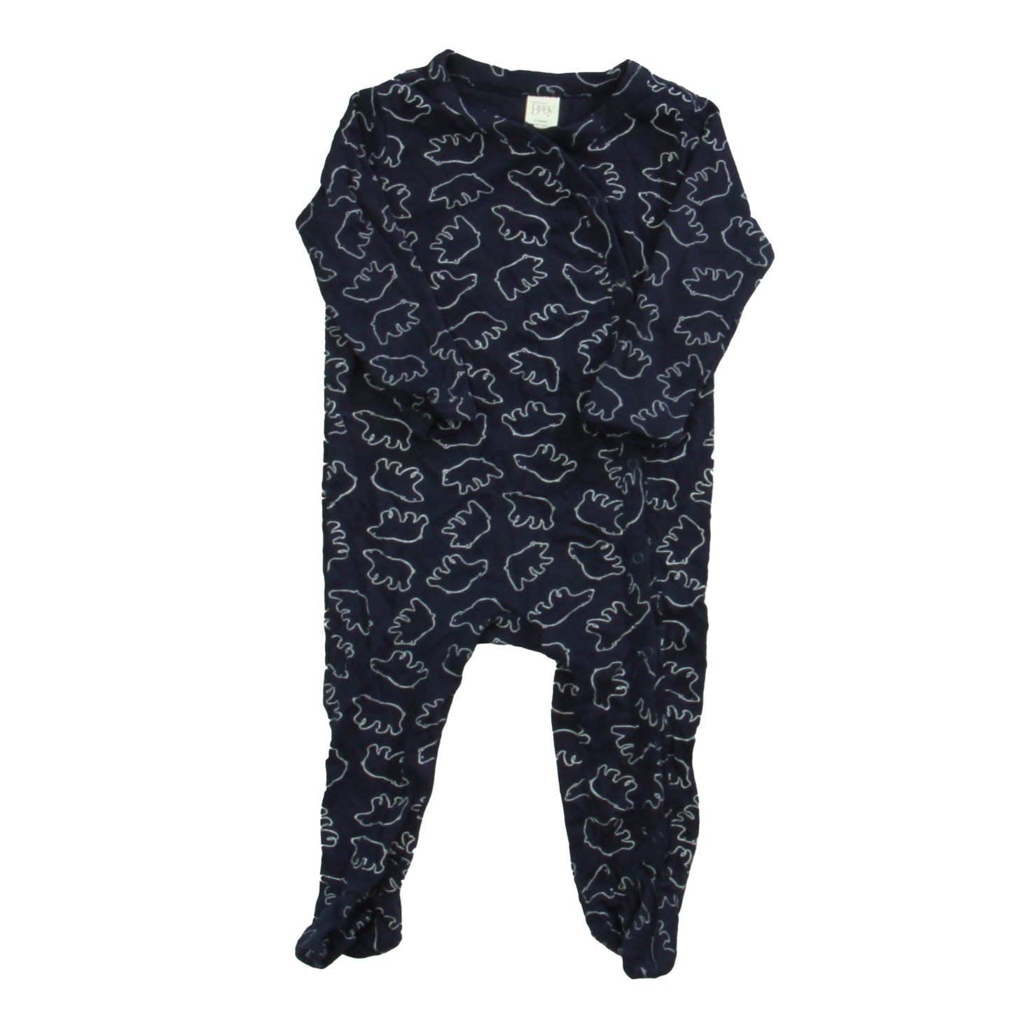 Nordstrom Baby Boys Blue Bears 1-piece footed Pajamas Size: 6 Months Blue Bears