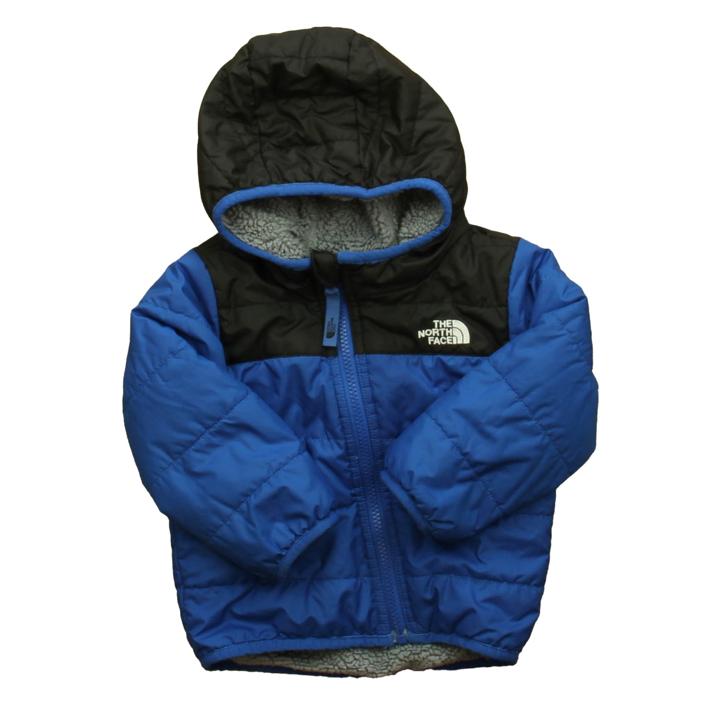 The North Face Girls Blue | Black Winter Coat Size: 12 Months Blue | Black