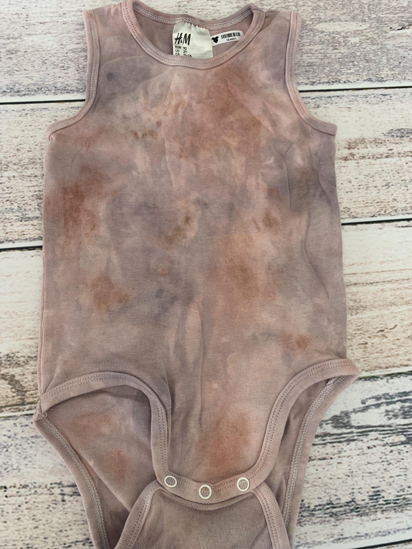 H&M Girls Blue | Brown | Brown | Tie Dye Onesie Size: 2T Blue | Brown | Brown | Tie Dye