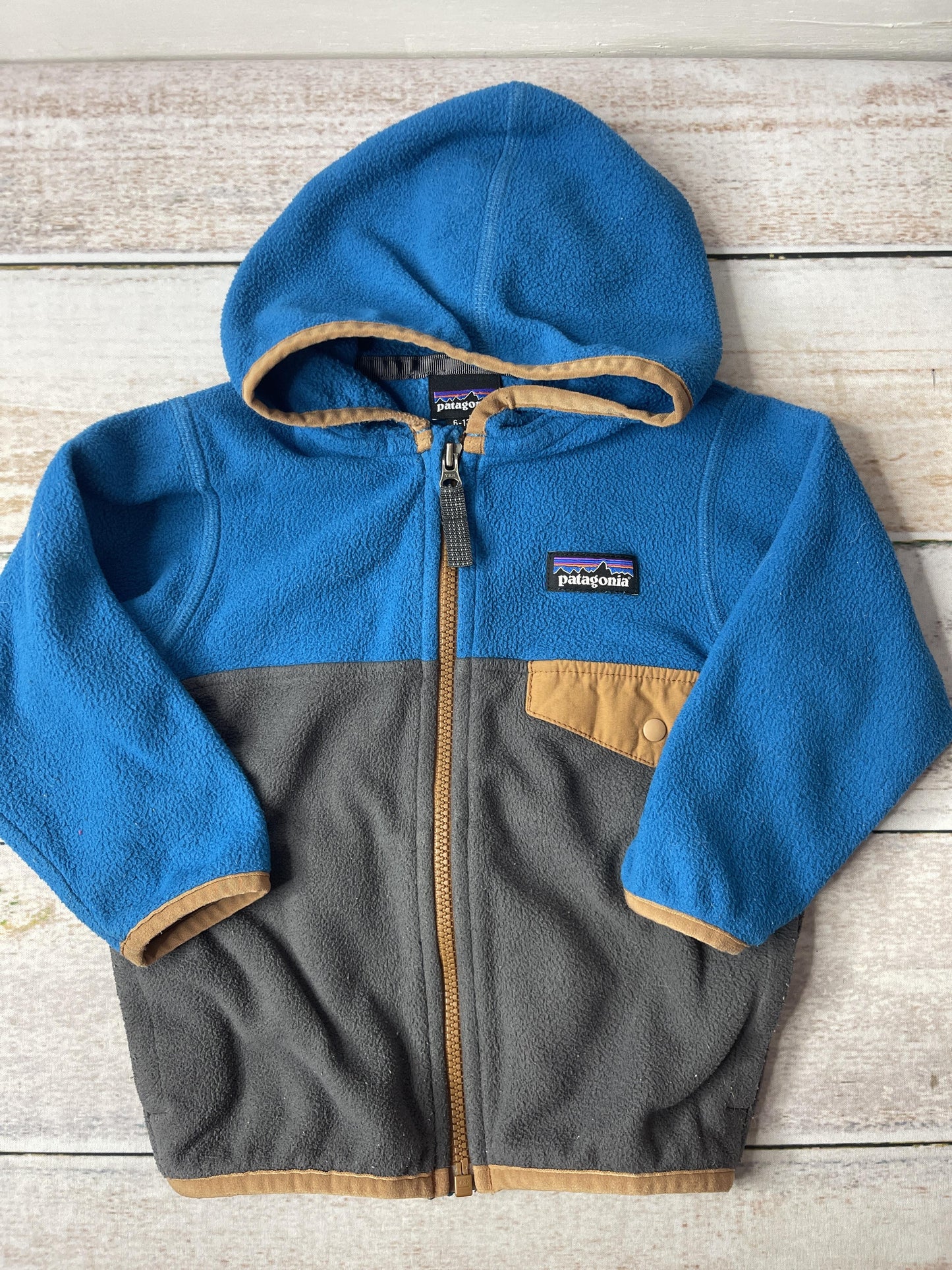 Patagonia Boys Blue | Brown Sweater Size: 6-12 months Blue | Brown